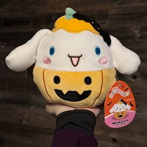 🎃Squishmallow 5” Cinnamoroll Halloween Pumpkin Bat Plush Toy Sanrio NWT